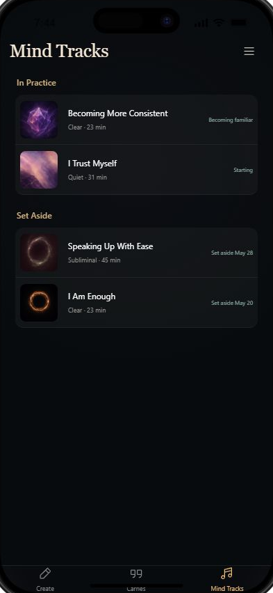 Private Mind Tracks library